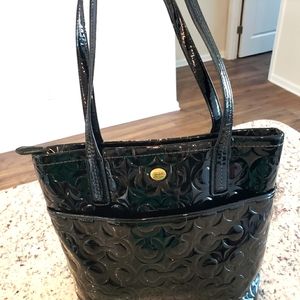 Coach Patent Leather Tote